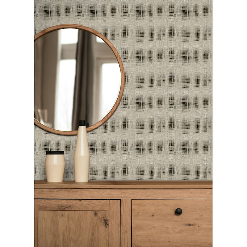 Nolan Black Peel and Stick Wallpaper