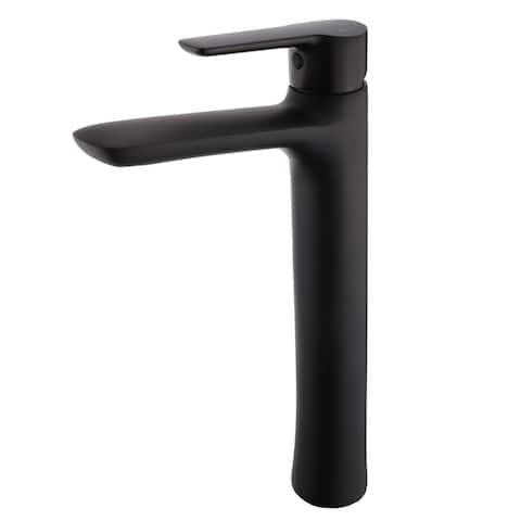 Fine Fixtures Round Single Hole Vessel Sink Bathroom Faucet