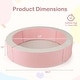 preview thumbnail 13 of 18, Costway 44.5" x 10" Baby Ball Pit Detachable Foam Ball Pit with 50