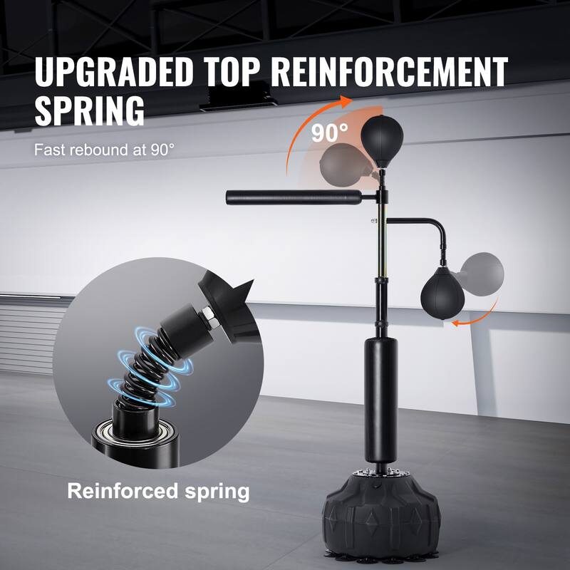 Boxing Speed Trainer, Punching Bag with Stand, Reflex Boxing Bag for Teens & Adults, Height Adjustable