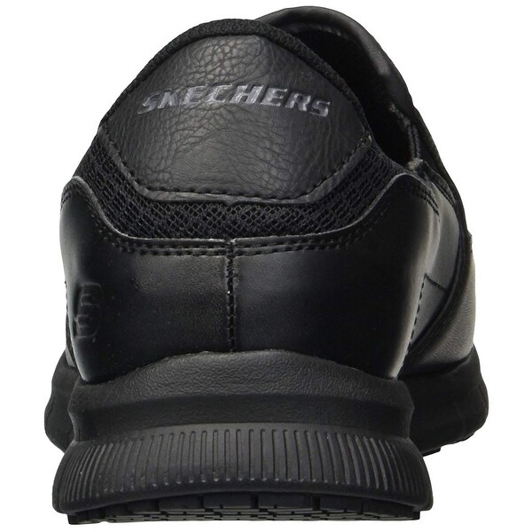 skechers slip on safety shoes