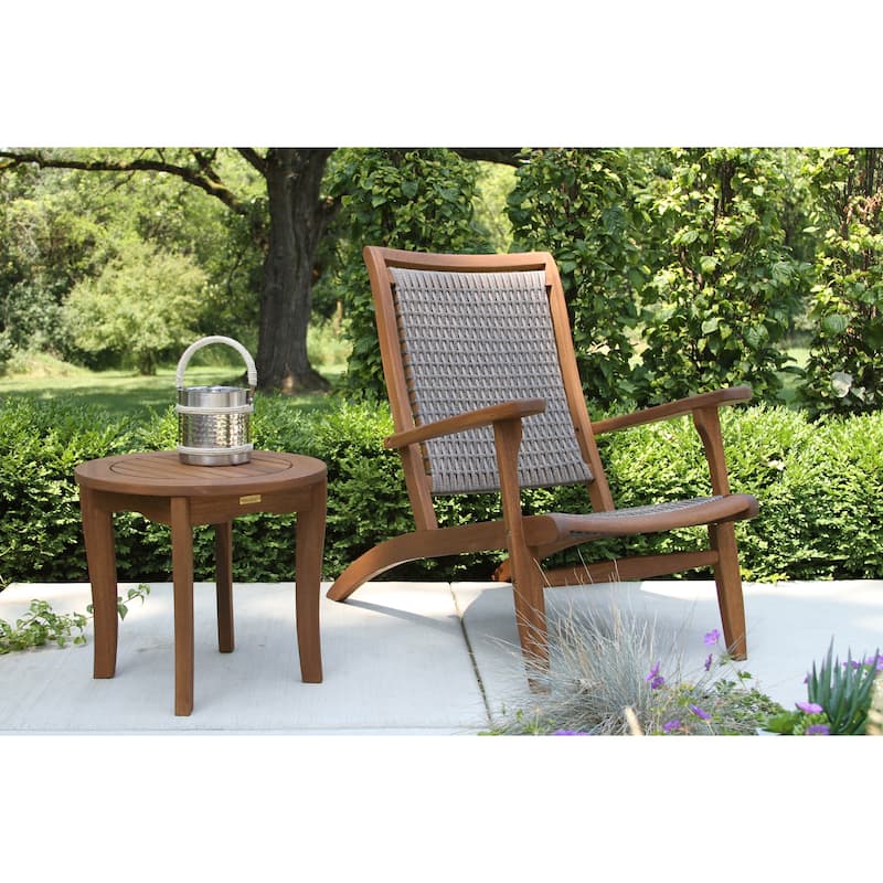 Eilaf Eucalyptus and Wicker Lounger