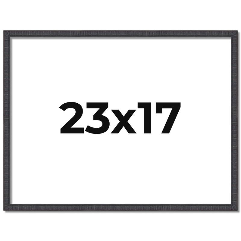 23x17 Frame Brown Picture Frame - Complete Modern Photo Frame Includes