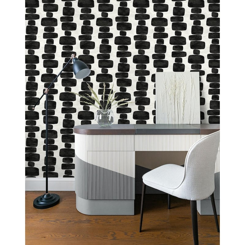 Stacy Garcia Home Stripe Block Geometric Peel and Stick Wallpaper