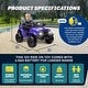 preview thumbnail 2 of 26, Outdoor Cruiser 12V Kids Ride-On Car with Remote Control - Dual 25W Motors, 4.5AH Battery, Safety Belt, Emergency Stop,