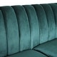 preview thumbnail 10 of 13, Ansonia Contemporary Velvet 3-seat Sofa by Christopher Knight Home