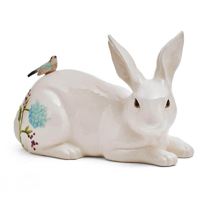 Fitz and Floyd Meadow Rabbit Figurine Resting
