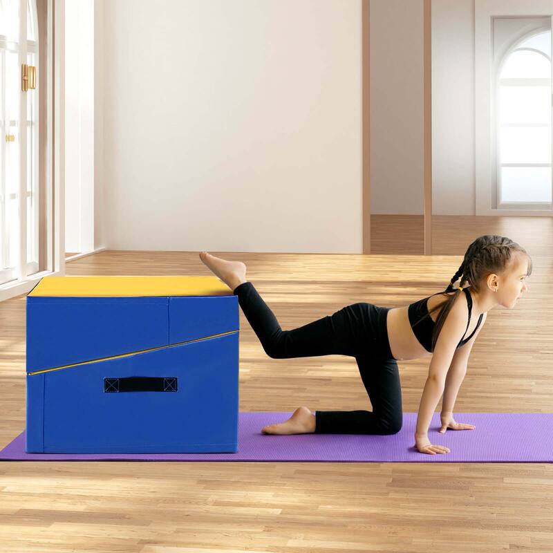 Costway Gymnastics Tumbling Mat Folding Incline Yoga Mat with Non-slip - See Details