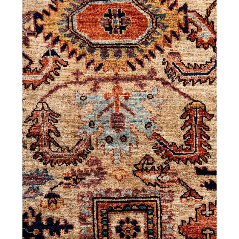 Serapi One-of-a-Kind Hand-Knotted Area Rug - Ivory - 4' 3" x 5' 11"