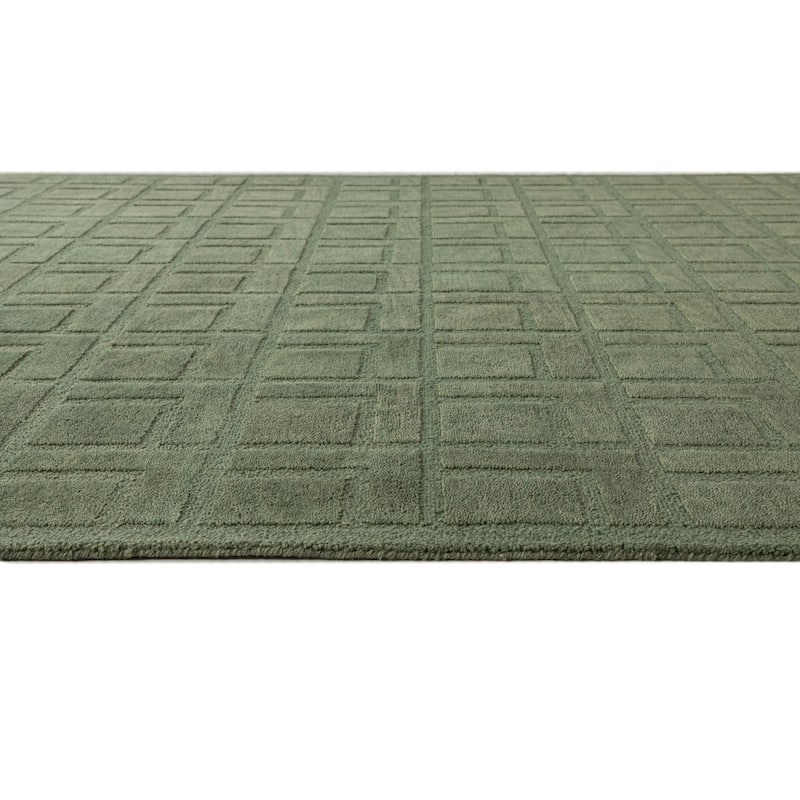 Terra by Obeetee Jaipur Verde Green Rug