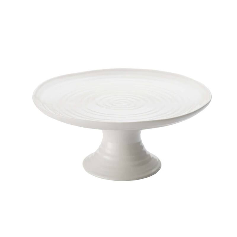 Portmeirion Sophie Conran White Mini Cake Stand - 6.5-inch - 6.5-inch - White