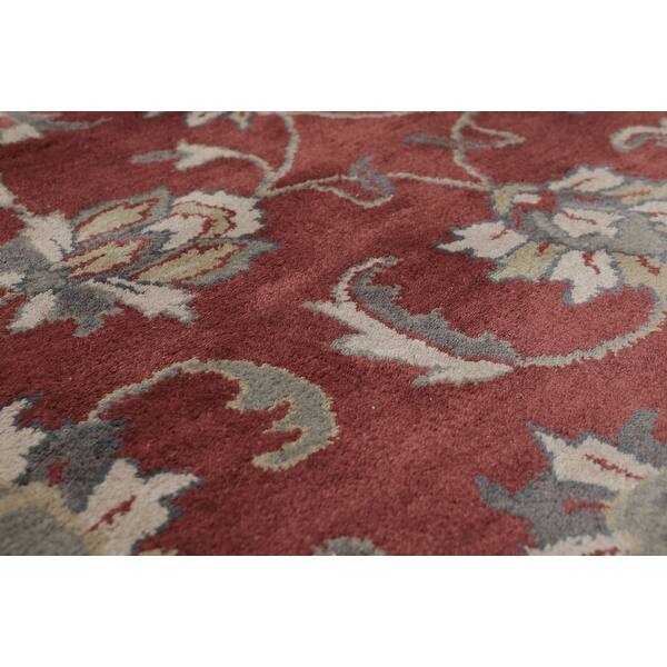 Shop 5 X8 Hand Tufted Wool Oriental Area Rug Rust Beige Color 5 X 8 Overstock 31515333