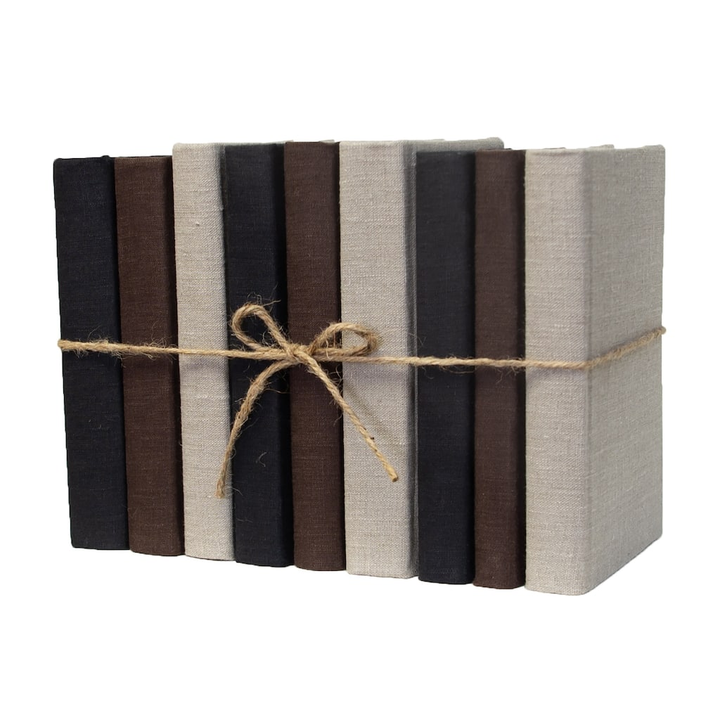 Books Brown Decorative Accessories: Onyx & Brown Linen ColorPak