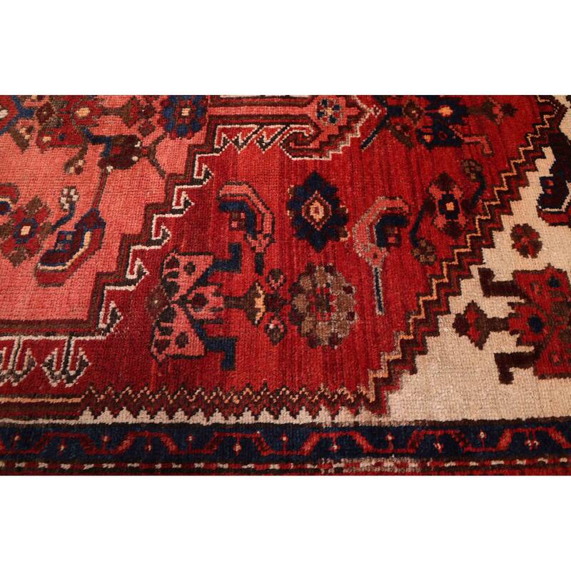 ECARPETGALLERY Hand-knotted Andelz Red Wool Rug - 4'0 x 6'8