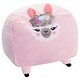 preview thumbnail 85 of 94, Animal Bean Bag Chair for Kids, Soft Cozy Animal Chair for Bedrooms Large - 24 inch - Pink Llama
