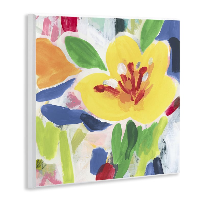 Stupell Bright Yellow Buttercup Blooms Wall Plaque Art Design By June Erica Vess