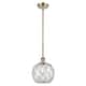 Option Antique Brass / Clear Glass with White Rope