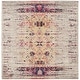 preview thumbnail 14 of 75, SAFAVIEH Monaco Blandine Distressed Boho Rug 5' Square - Ivory/Pink - Square