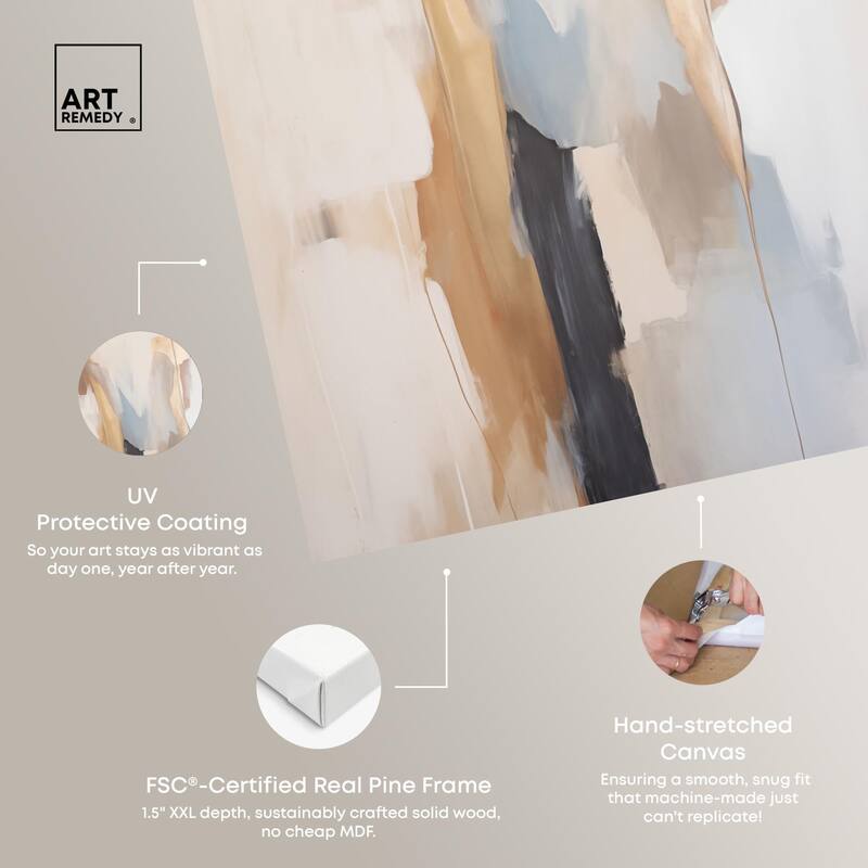 Sandstone Stillness II Canvas by Art Remedy, Gallery Wrapped