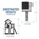 preview thumbnail 4 of 11, Backyard Discovery Sweetwater Heights White Wooden Playhouse w/ Slide - sweetwa