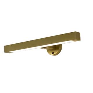 4-Light Satin Brass Wall Sconce With A White Frosted Acrylic diffuser