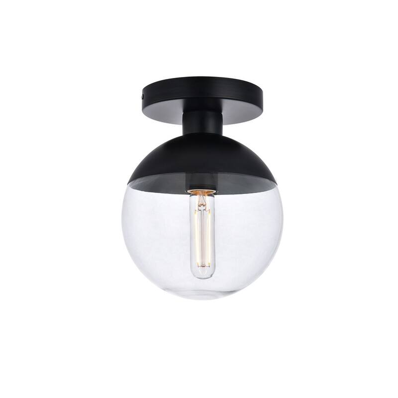 Clear Glass 1-light Flush Mount