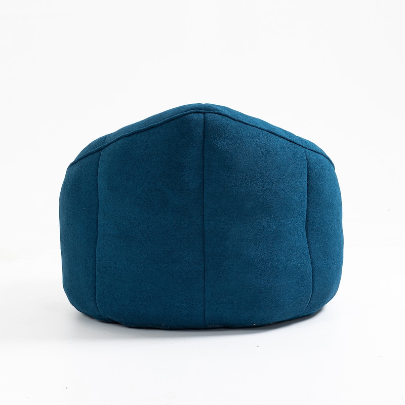Indoor Bean Bag Sofa Chair with Padded Foam Padding, Footrest