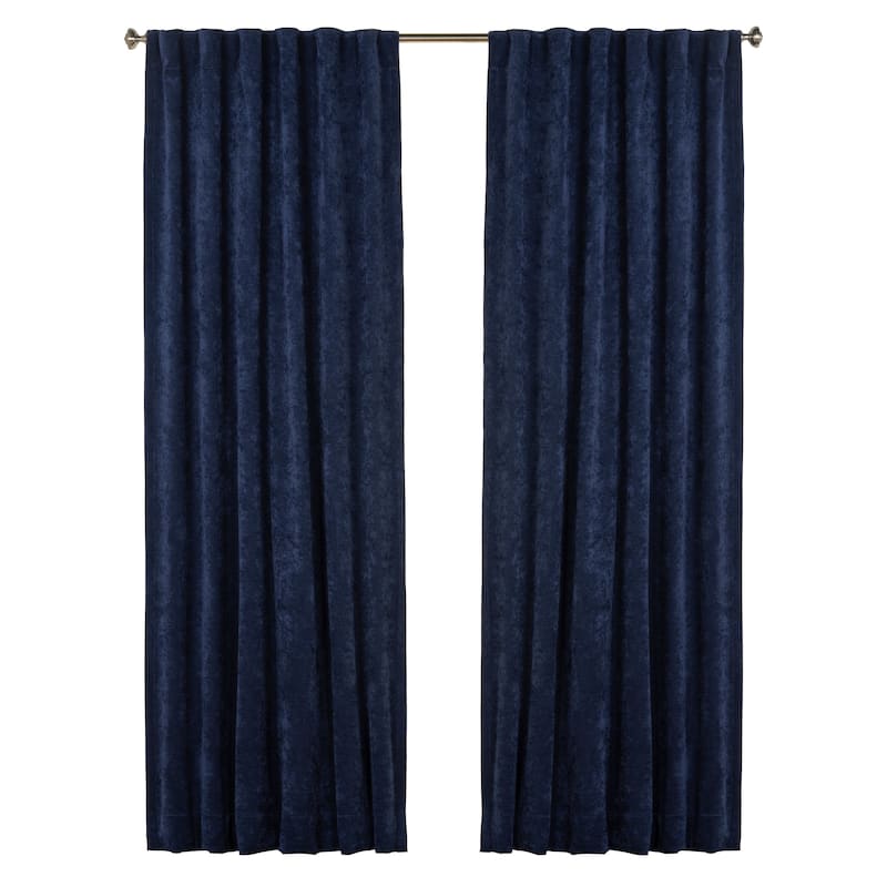 Padma Velvet 50x84 Back-Tab Curtain Panel (Single Panel)