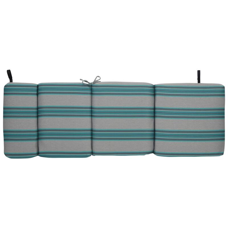 72-inch by 24-inch Woven Olefin Outdoor Chaise Lounge Cushion - 72 x 24