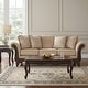 preview thumbnail 2 of 30, Hernen Carved Wood Frame 5-Piece Living Room Set