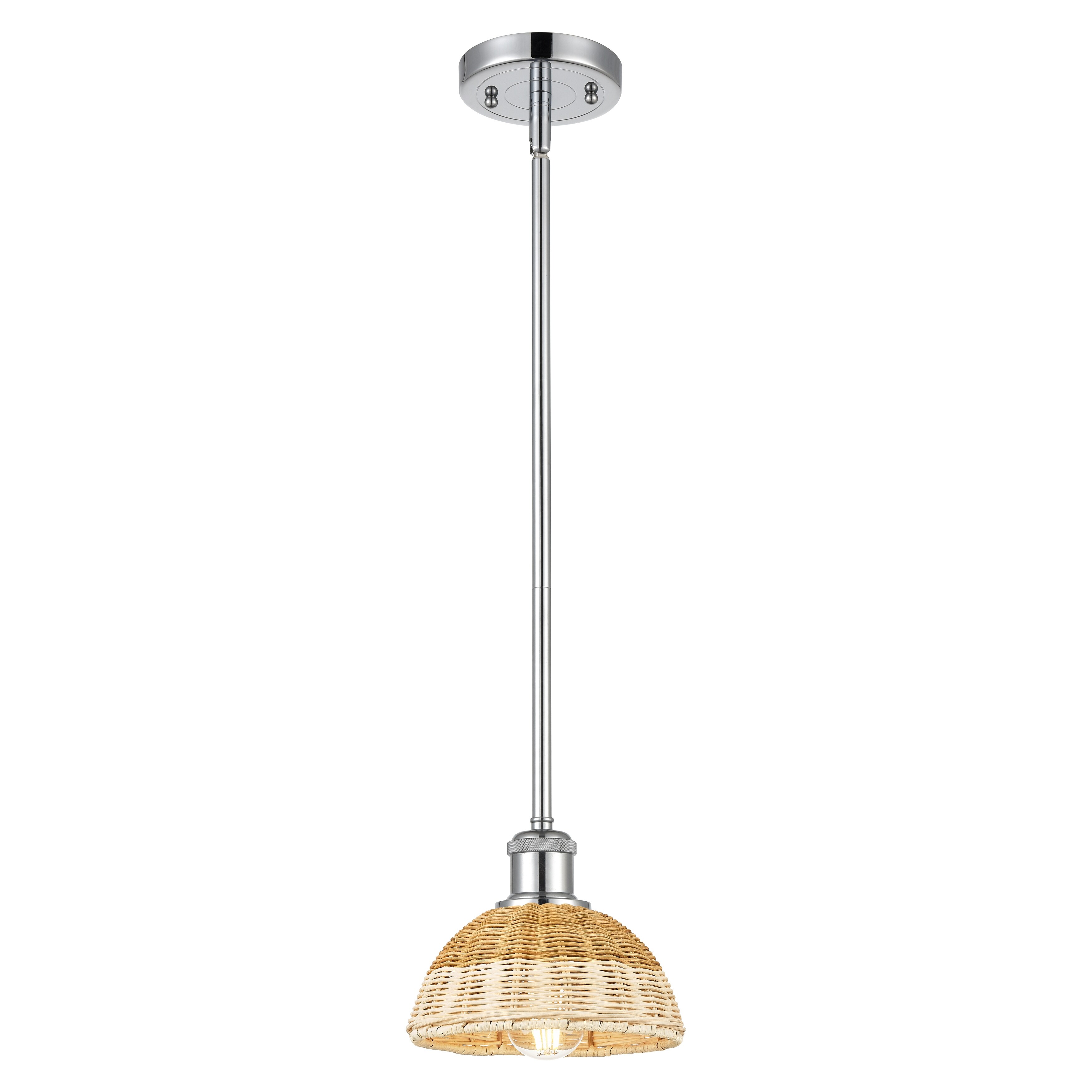 Innovations Lighting Endless Possibilities Ballston - Bristol Natural II - 1 Light 8" Stem Hung Mini Pendant