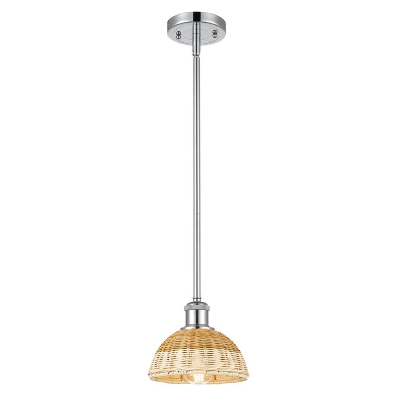 Innovations Lighting Endless Possibilities Ballston - Bristol Natural II - 1 Light 8" Stem Hung Mini Pendant - Polished Chrome