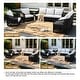 preview thumbnail 17 of 81, Rope Woven Patio Conversation Set with Swivel Chair & Settee Cushions