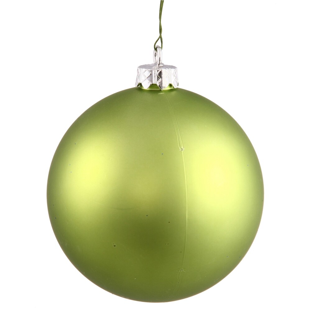 Shop Matte Lime Green Shatterproof Christmas Ball Ornament 10