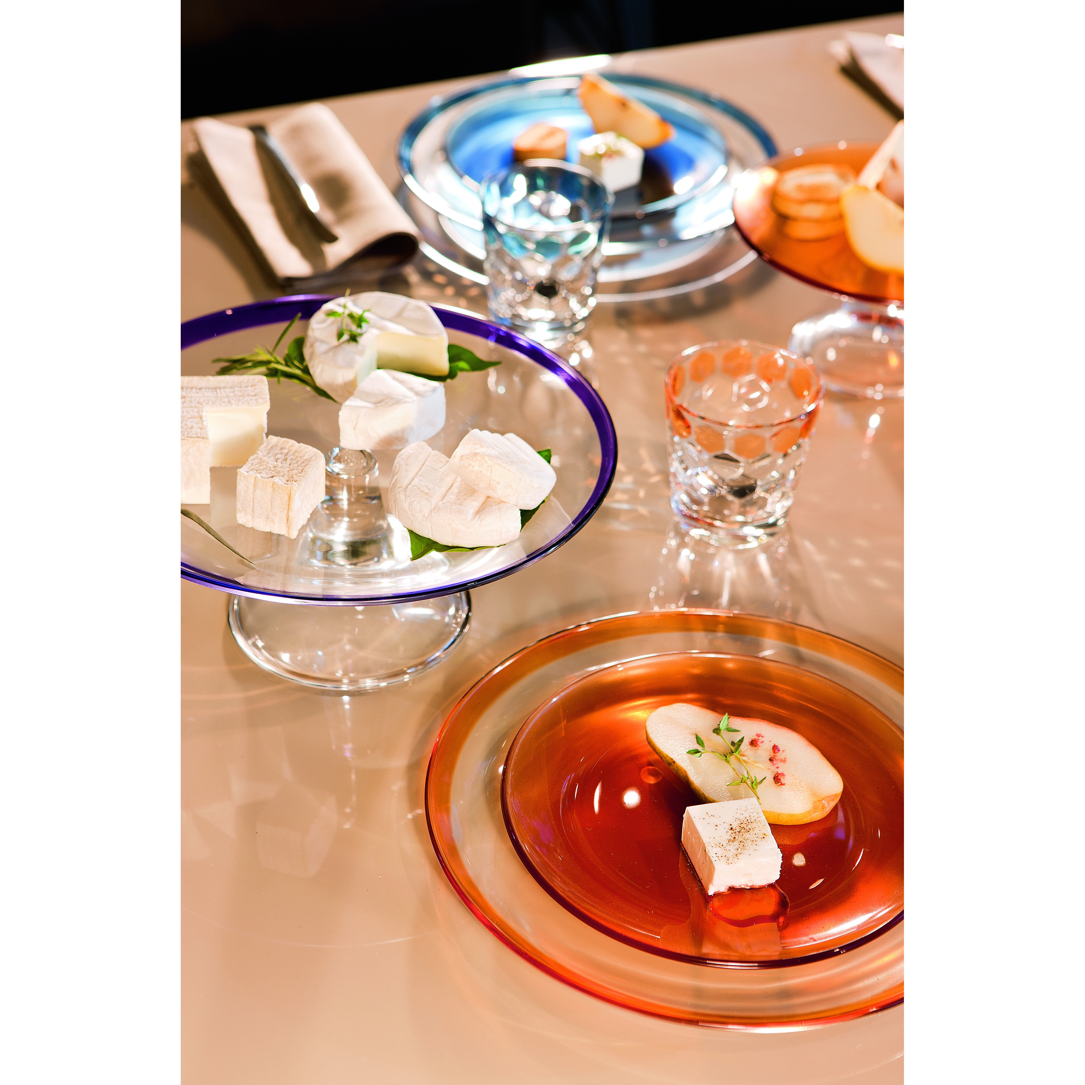 Glassware dinner set shop