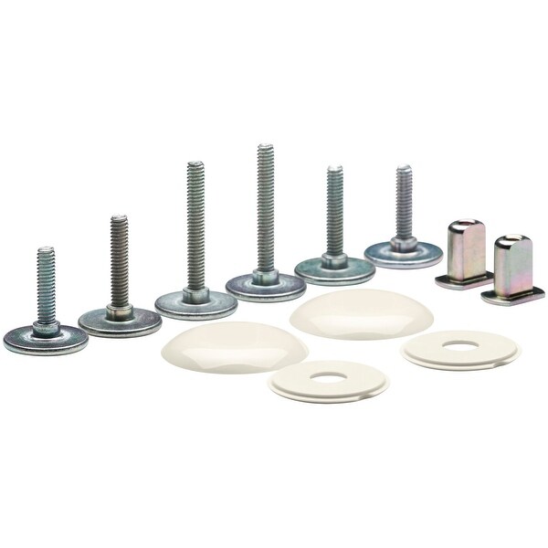 Kohler K-5420 Clean Caps Low-Profile Caps for Toilet Bolts