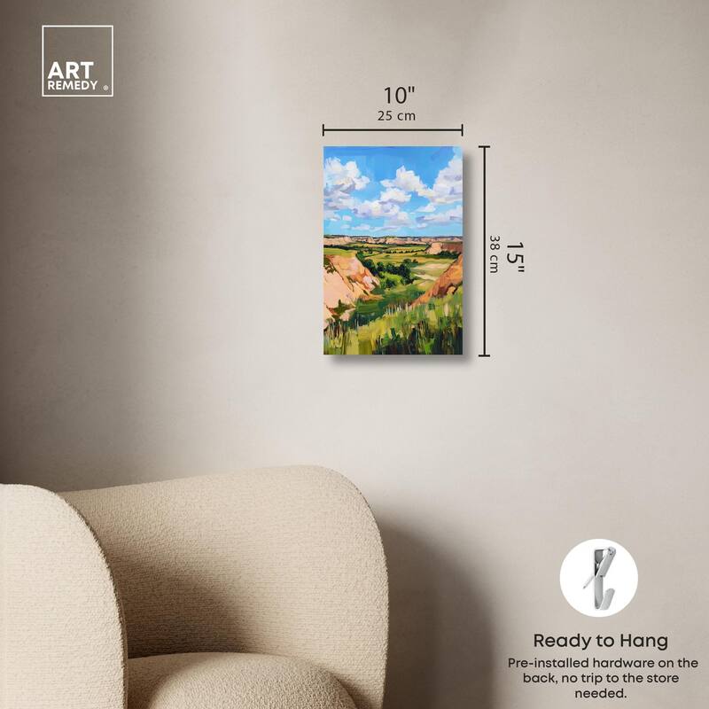 Rolling Hills and Sky I Canvas by Art Remedy, Gallery Wrapped