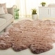 preview thumbnail 82 of 201, SAFAVIEH Handmade Natural Sheepskin Leanca 3.4-inch Thick Rug