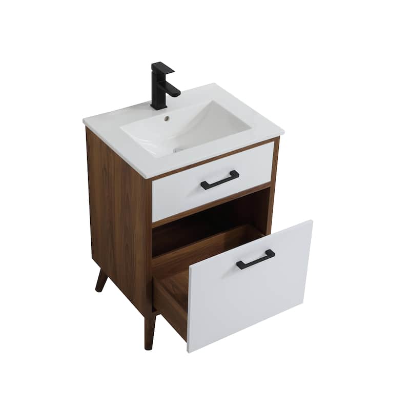 Nautical 18 - 30 Inch Single Bathroom Vanity