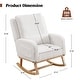 preview thumbnail 62 of 66, HOMYKA 27.5" Wide Rocking Chair for Nursery