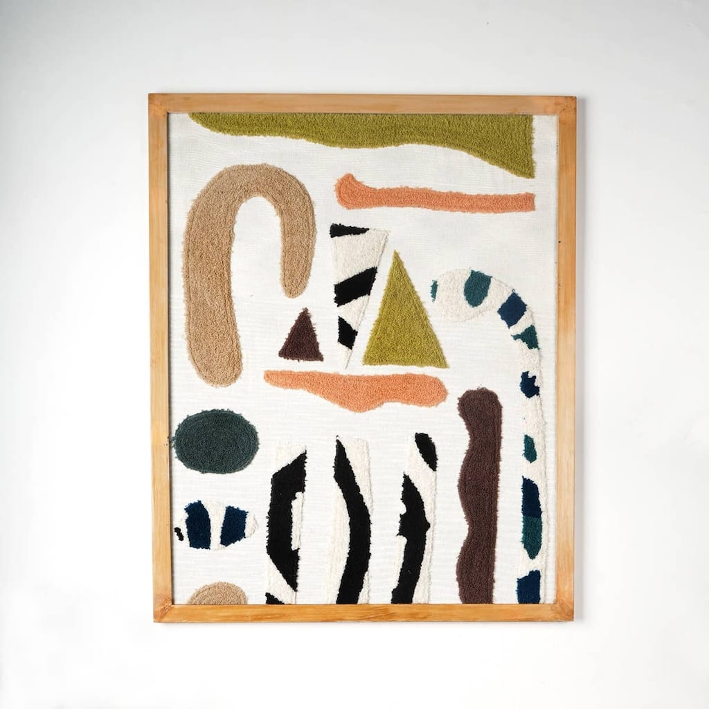 Organic Impressions Wall Art - Orange