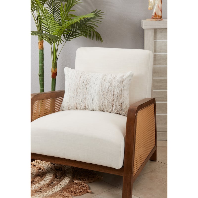 Lush and Lavish Faux Fur Throw Pillow