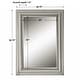 preview thumbnail 2 of 4, Uttermost Stuart 37" X 27" Silver Contemporary Gallery Style Vanity