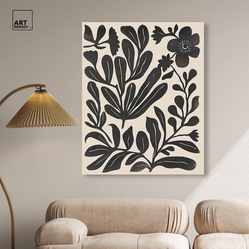 Ebony Eden Essence II Canvas by Art Remedy, Gallery Wrapped