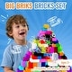 preview thumbnail 2 of 4, Strictly Briks Large Building Blocks for Kids, Rainbow Colors, 204 Pieces, Compatible with Major Brands