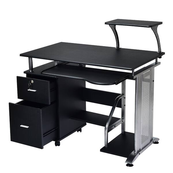 Shop Costway Computer Desk Pc Laptop Table Workstation Home Office