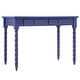 preview thumbnail 15 of 31, Lyndale 2-Drawer Helix Legs Office Desk by iNSPIRE Q Bold Twilight Blue