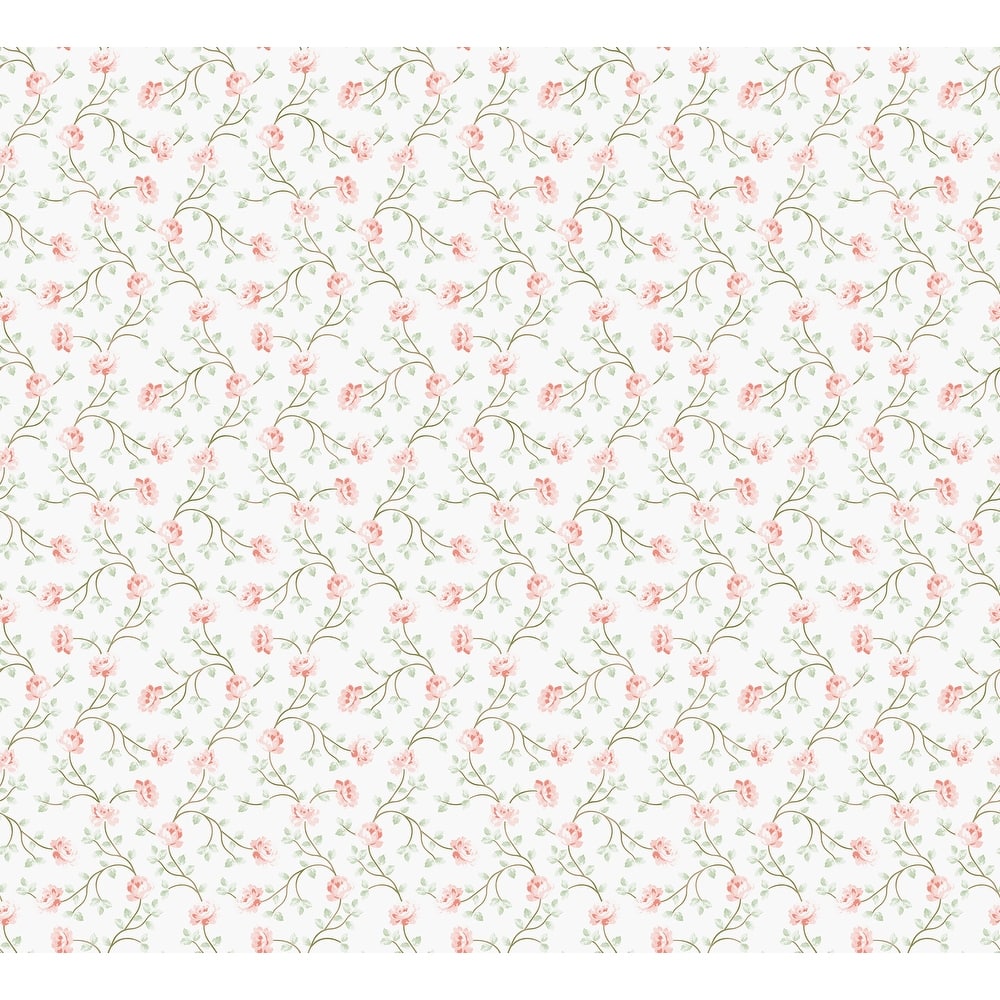 Galerie Wallcoverings Spring Blossom Petite Floral Vine Non-woven Matte Wallpaper Roll