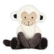 preview thumbnail 1 of 4, Lambs & Ivy Jungle Party White/Gray Plush Monkey Stuffed Animal Toy - Charlie