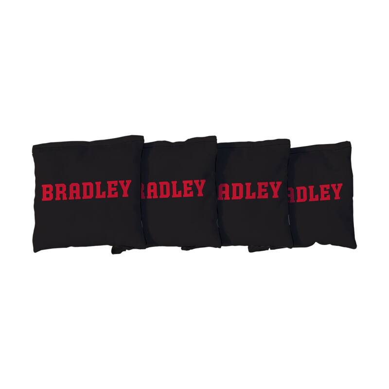Bradley Black Cornhole Bags - Corn Filled